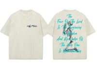 Proverbs 9:10 Oversized beige shirt