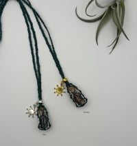 Image 1 of Macrame Bottle Necklace - Charmed Forest
