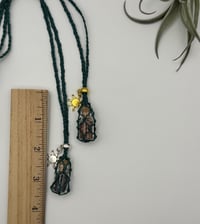 Image 2 of Macrame Bottle Necklace - Charmed Forest