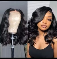 Medium-Long Wavy Synthetic Wig with Breathable Adjustable Cap