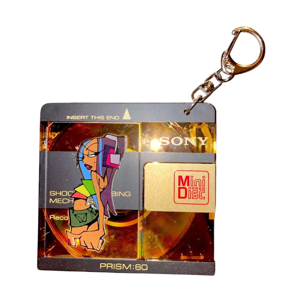 real minidisc keychain