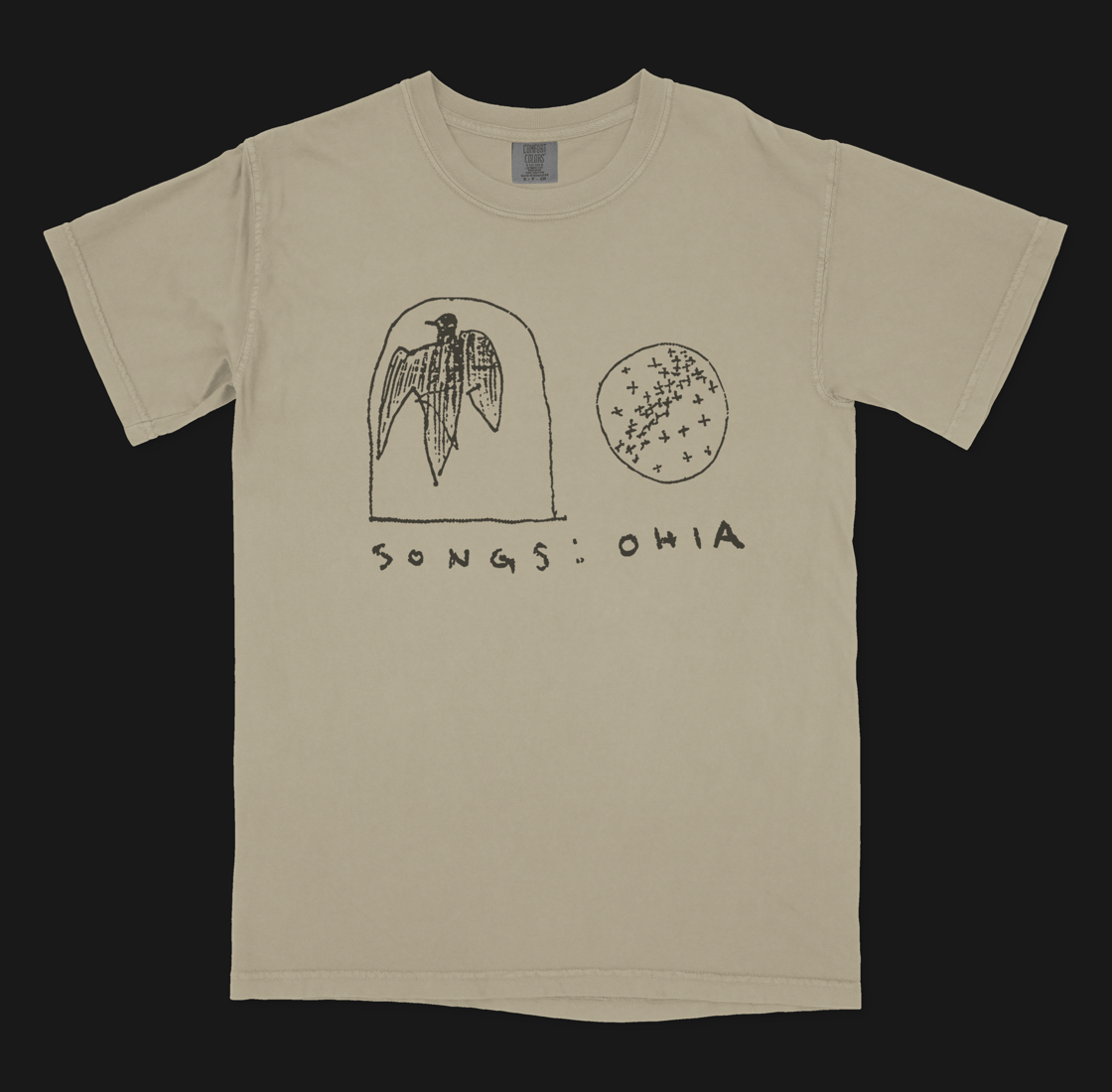 Image of Songs: Ohia Screen printed 100% cotton T-Shirt Jason Molina Magnolia Electric Co.
