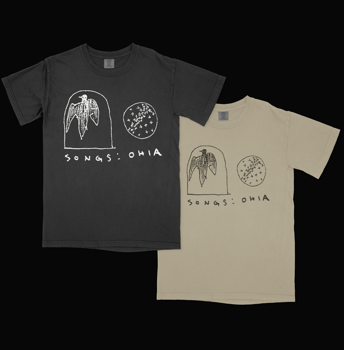 Image of Songs: Ohia Screen printed 100% cotton T-Shirt Jason Molina Magnolia Electric Co.