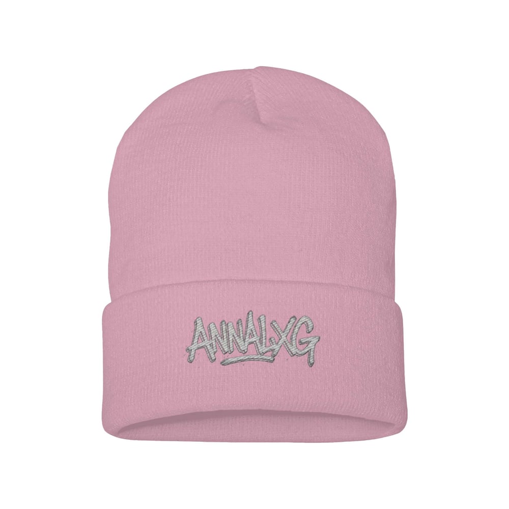 Image of Tagged ANNALXG Beanie (PINK)