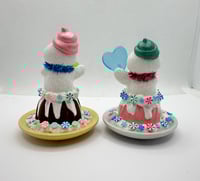 Image 2 of Bundt Cake Snowmen Desserts