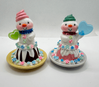 Image 9 of Bundt Cake Snowmen Desserts