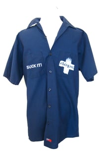 Image 1 of Dope "Suck It" Dickie's Workshirt Size S-MM