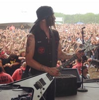 Image 1 of 2006 Virus Custom "Diamond Amps" Dickie's Sleeveless Stage Workshirt Size S-SS