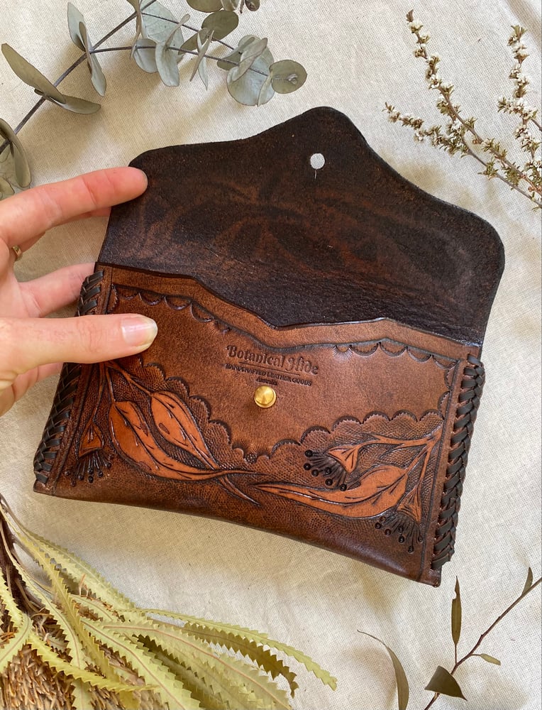 Image of Small clutch~ Eucalyptus and Banksia, Two Tone 