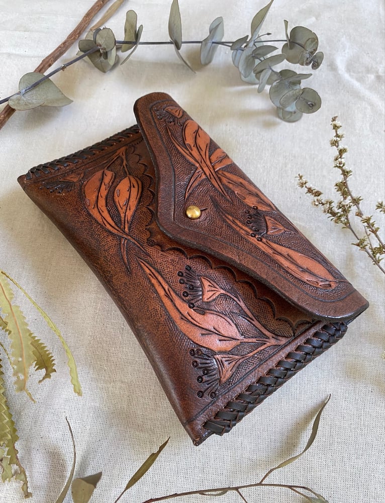 Image of Small clutch~ Eucalyptus and Banksia, Two Tone 