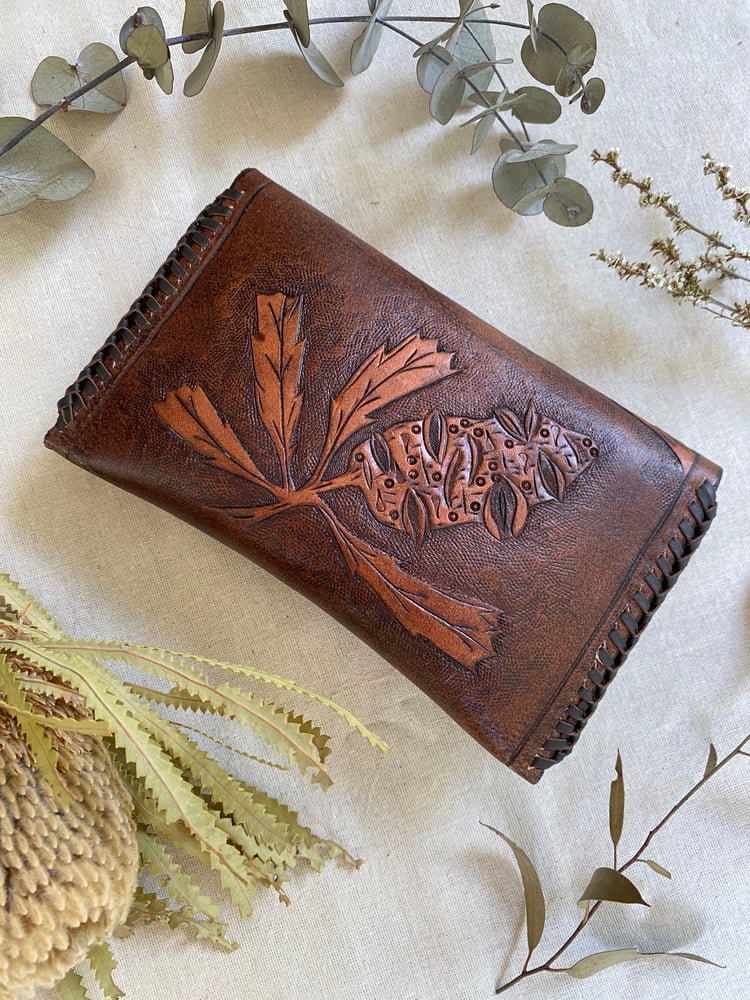 Image of Small clutch~ Eucalyptus and Banksia, Two Tone 