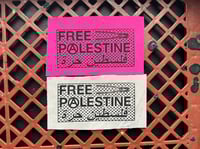 free palestine patch