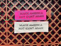 make america not exist again patch