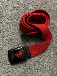 Image 2 of Dope "Spatter" Red Belt