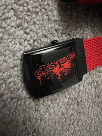 Image 3 of Dope "Spatter" Red Belt