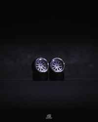 Image 2 of WORK VS SS - Forged Alloy 1/64 Wheels + Ultra-Thin Tires