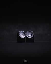 Image 2 of LD97 LD-12 - Forged Alloy 1/64 Wheels + Ultra-Thin Tires