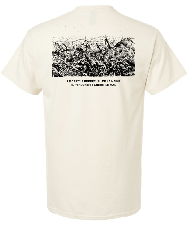 KILOTON - LE CERCLE PERPÉTUEL off white t-shirt pre-order