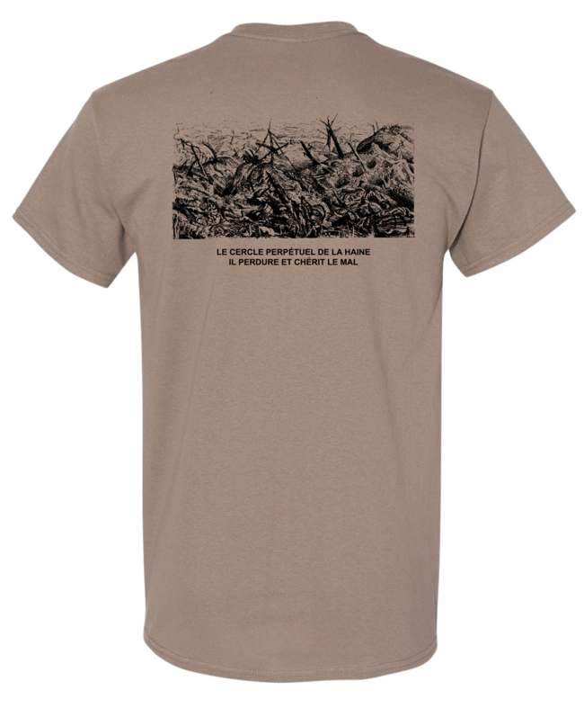 KILOTON - LE CERCLE PERPÉTUEL tan t-shirt pre-order