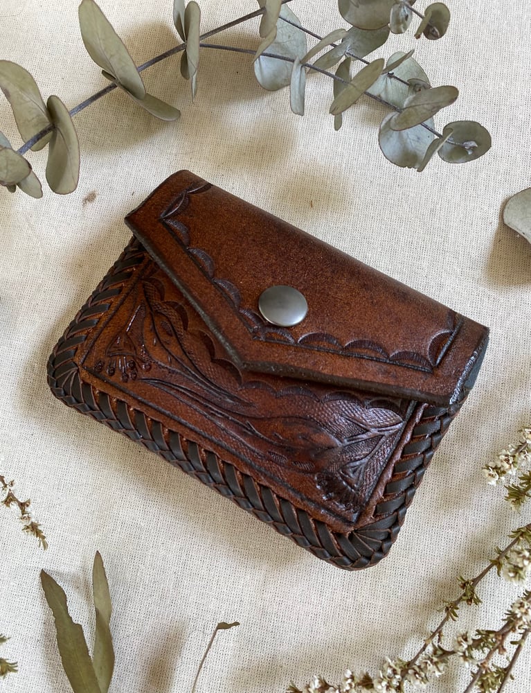 Image of Pocket wallet ~ eucalyptus and Tea Tree 