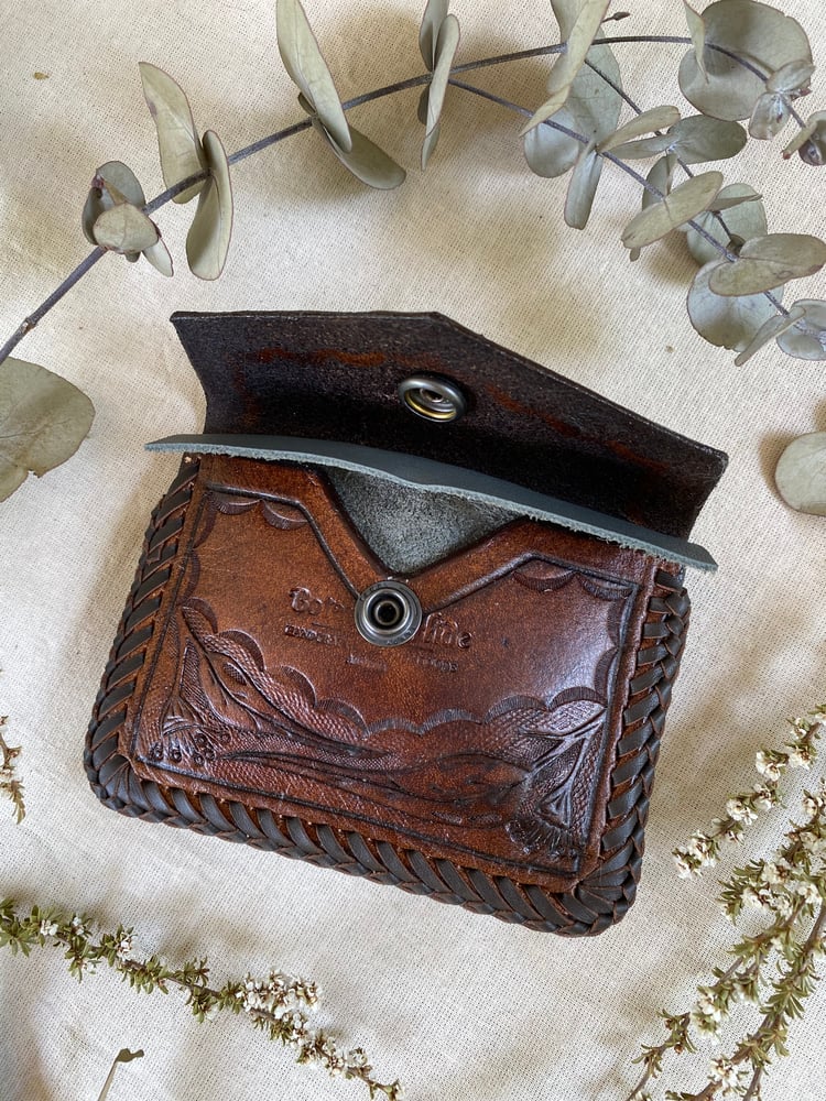 Image of Pocket wallet ~ eucalyptus and Tea Tree 