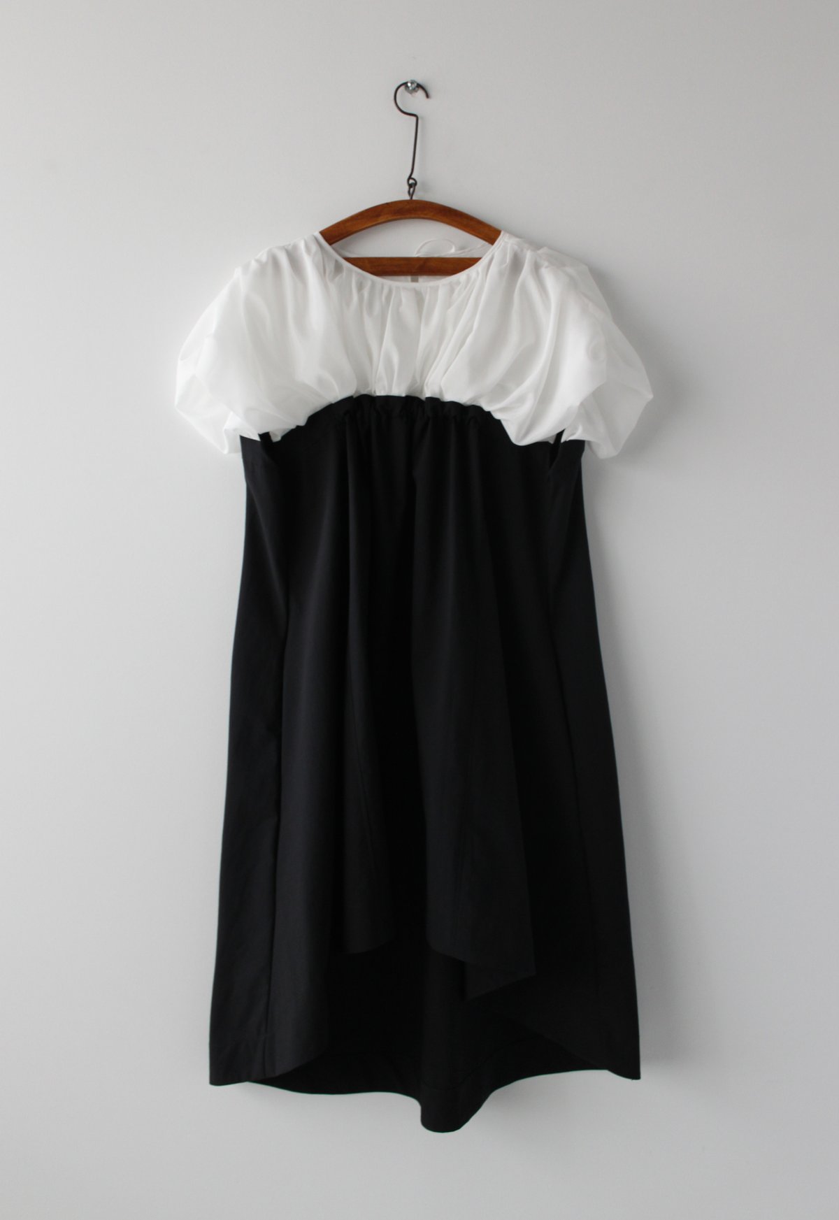 cotton puff sleeve dress