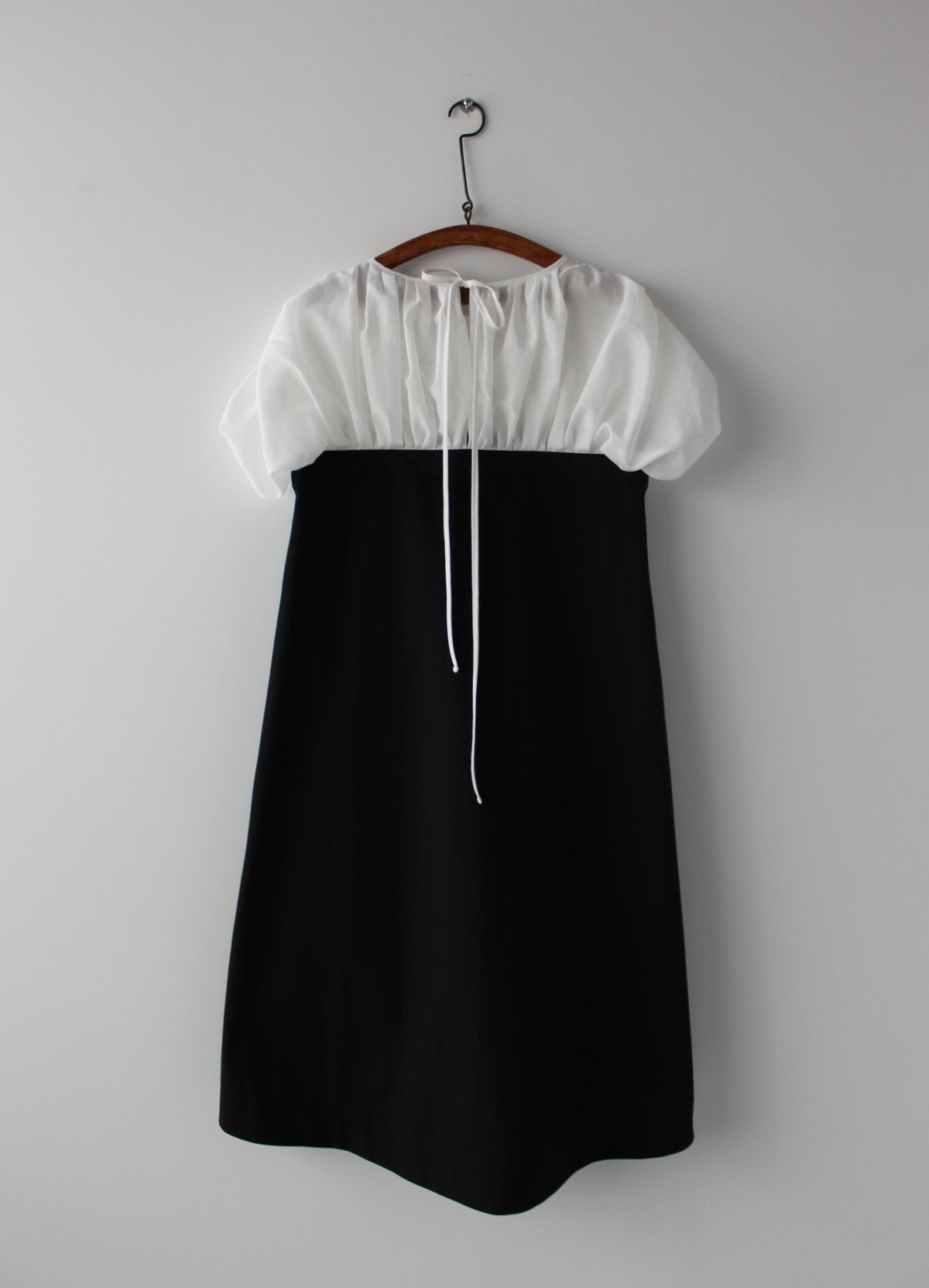cotton puff sleeve dress