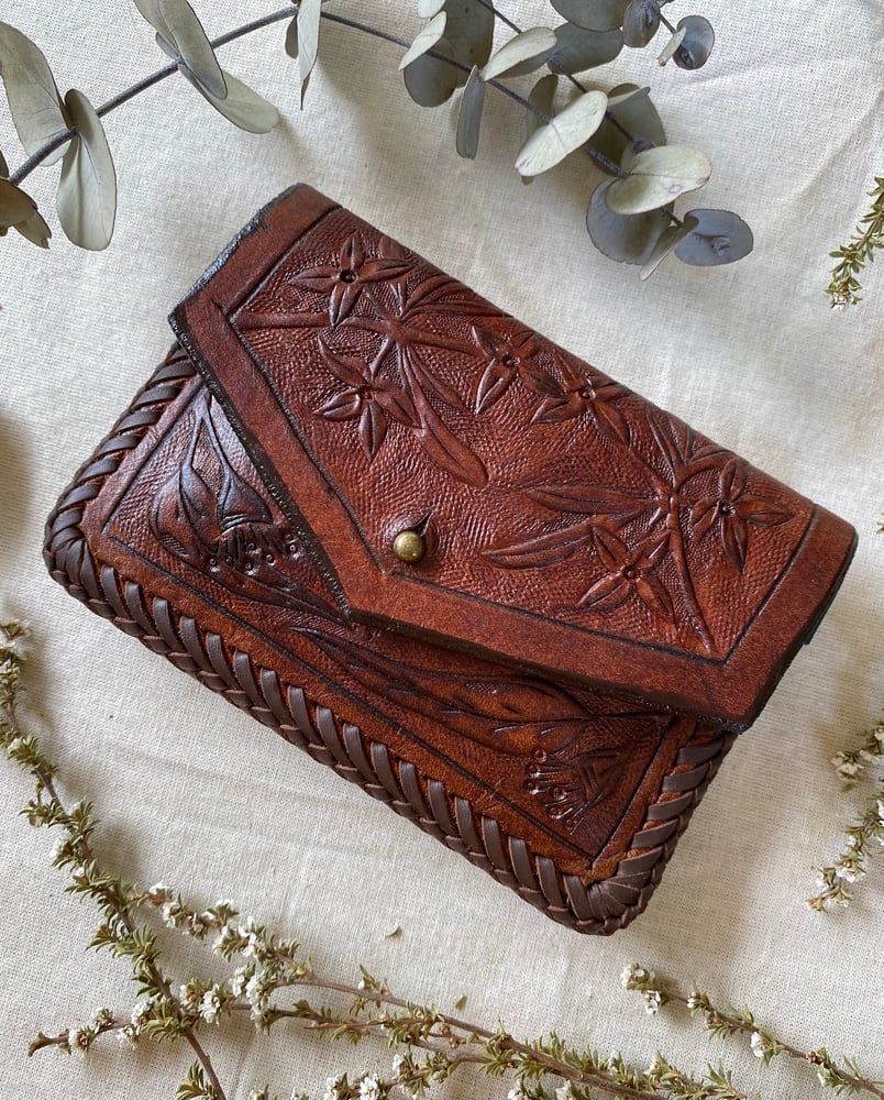 Image of Small pouch wallet~ Boronia, Eucalyptus and Banksia 