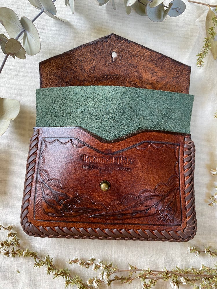 Image of Small pouch wallet~ Boronia, Eucalyptus and Banksia 