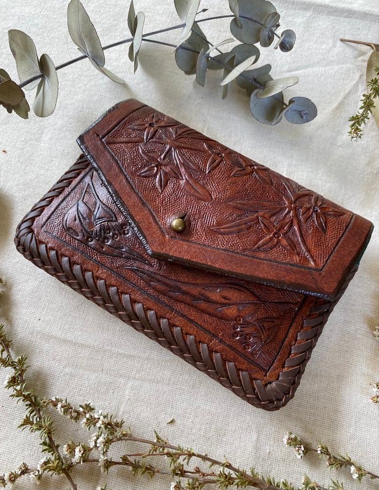 Image of Small pouch wallet~ Boronia, Eucalyptus and Banksia 