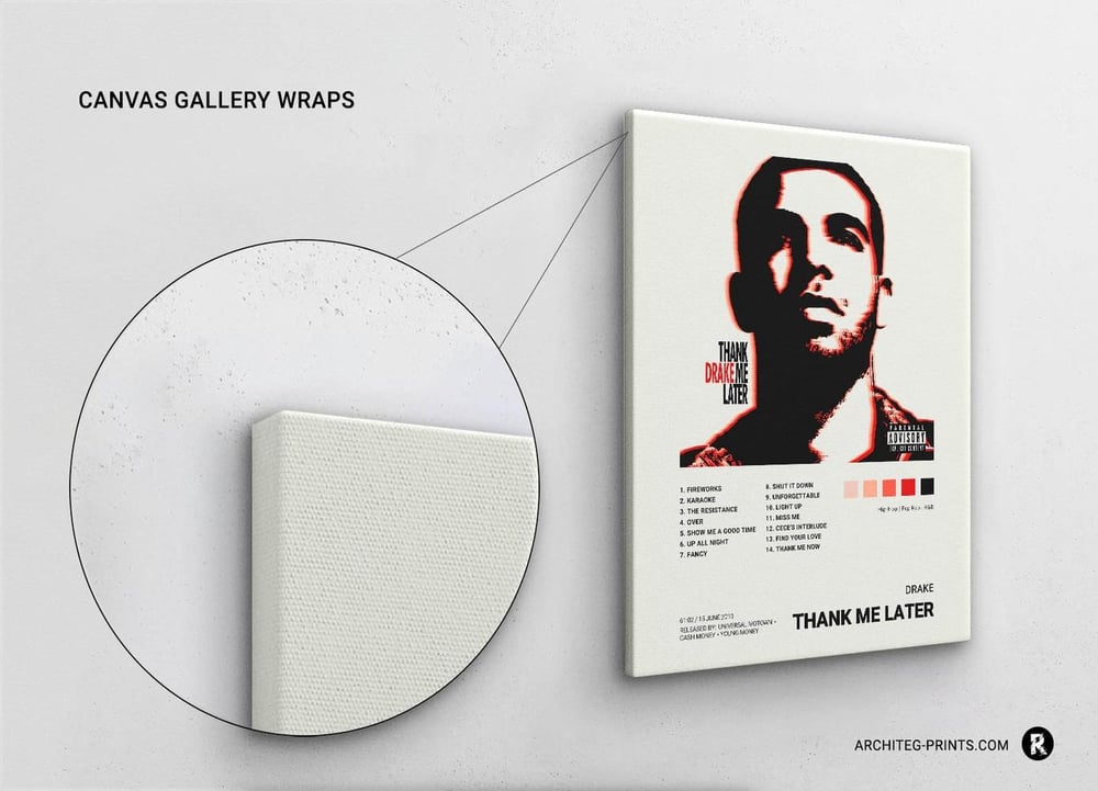 Drake - Thank Me Later Music Album Cover Poster
