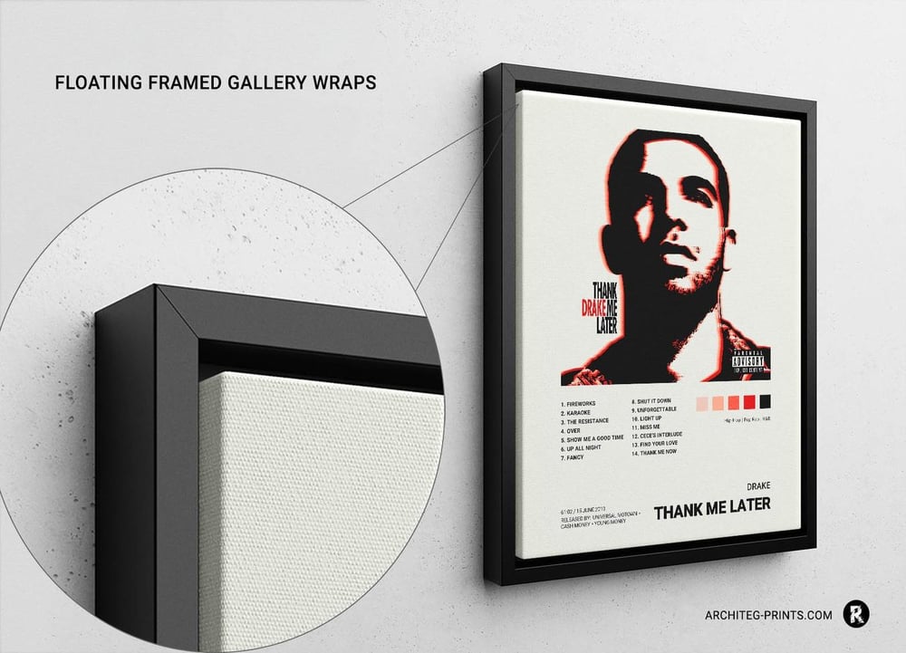 Drake - Thank Me Later Music Album Cover Poster