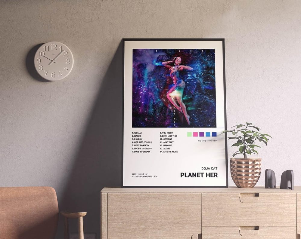 Doja Cat - Planet Her Music Album Cover Poster