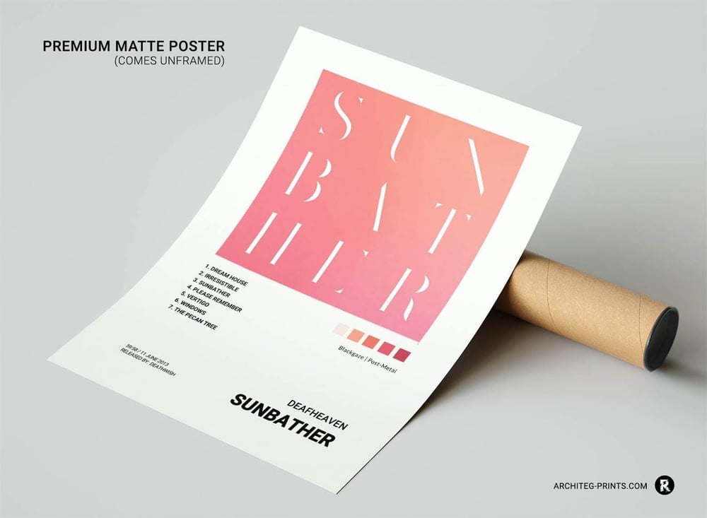 Deafheaven - Sunbather Music Album Cover Poster