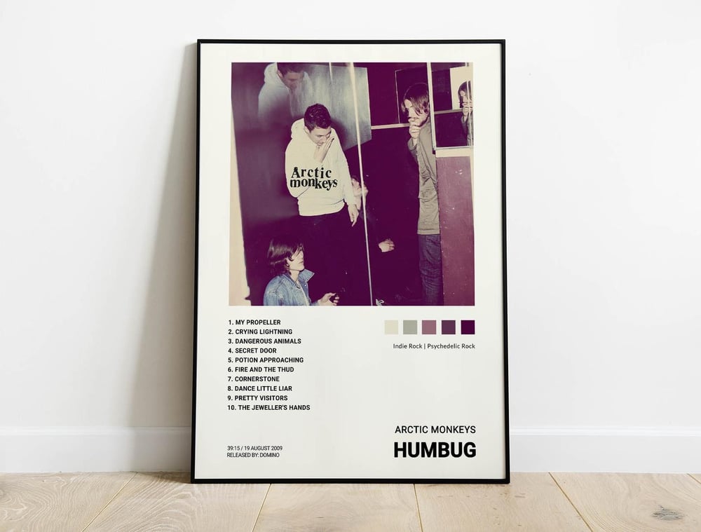 Arctic Monkeys - Humbug Music Album Cover Poster