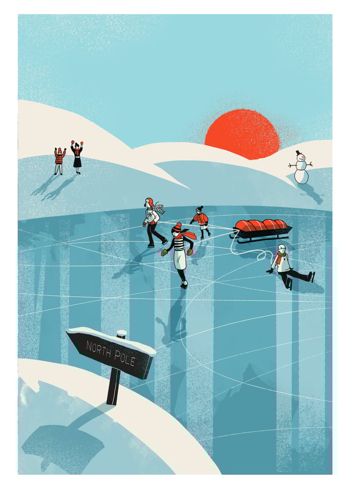 Image of Winter Holiday -  Swallows And Amazons -  Arthur Ransome Print Poster