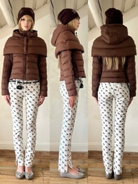 Image 12 of Two-Piece Cape Down Jacket Set