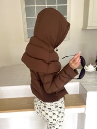 Image 15 of Two-Piece Cape Down Jacket Set