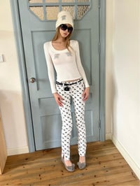 Image 8 of Two-Tone Pencil Pants