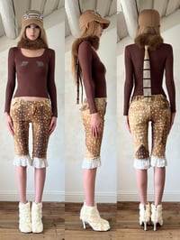 Image 6 of Big Eye Rhinestone Long-Sleeve Base T-Shirt