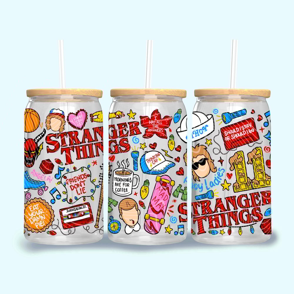 Image of Stranger Things Uv Dtf Wrap  W697