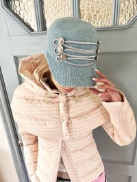 Image 9 of Knitted Handmade Knight Baseball Cap