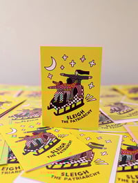 Image 2 of Christmas and New Year Card 'Sleigh the Patriarchy'