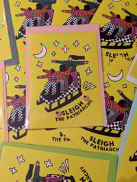 Image 3 of Christmas and New Year Card 'Sleigh the Patriarchy'