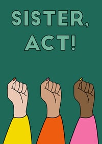 Image 4 of Christmas and New Year Card 'Sister, Act!'