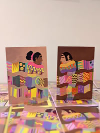 Image 1 of A5 Card 'Scarf Sisters'