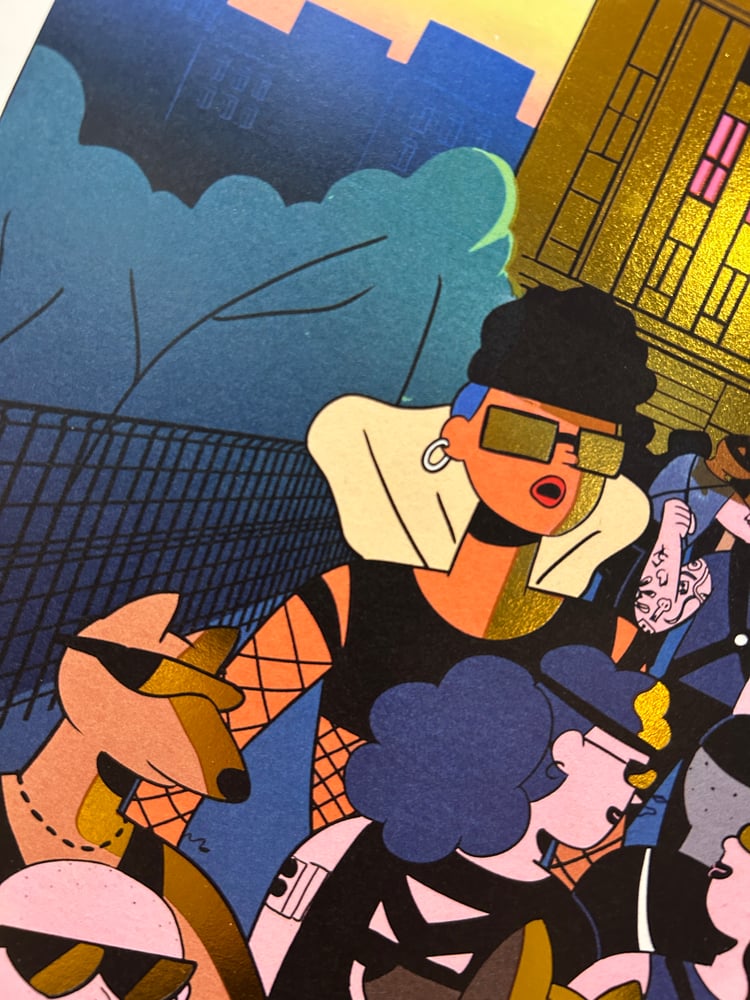 Image of Berghain Line Sunrise - Limited Edition