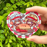Image 1 of Aventurine & Sunday Retro Food Diner Heart Badges 🍔💞