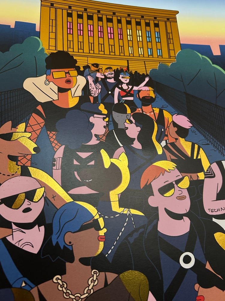 Image of Berghain Line Sunrise - Limited Edition