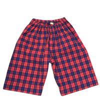 Image 1 of little pants ~ red and blue gingham 